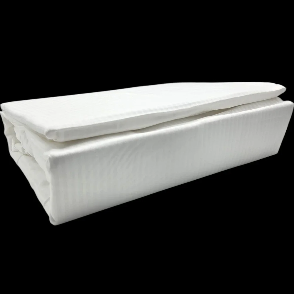 Hampton Luxury King Size 4pc White Sheet Set 1500 Thread Count Cotton‎ Blend